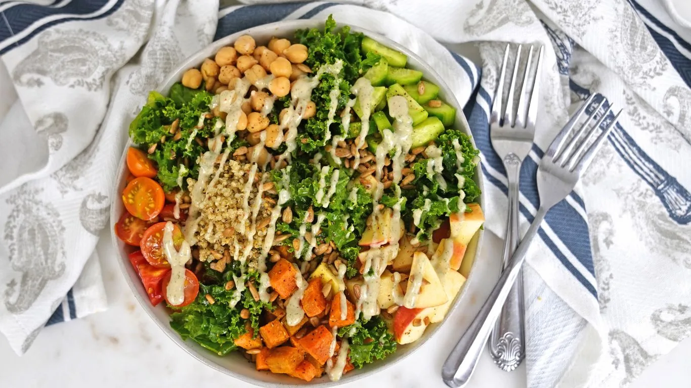 ultimate fall kale salad