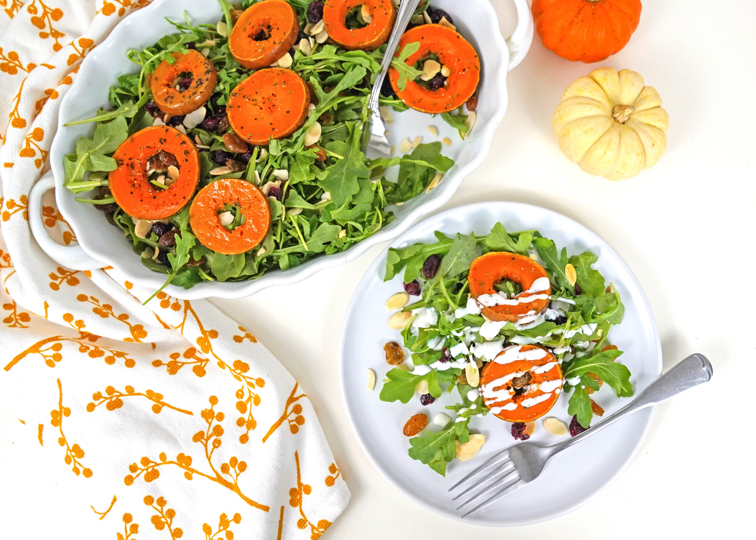 Roasted Squash Salad with Cranberries