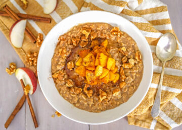 warm apple oatmeal