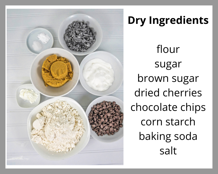 cherry chocolate chip cookie dry ingredients