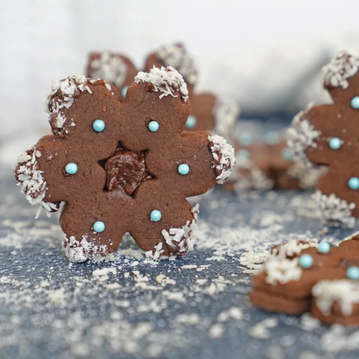 chocolate nutella sandwich cookies