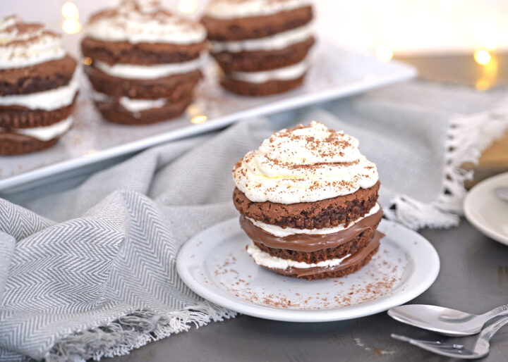 Nutella tiramisu cakes