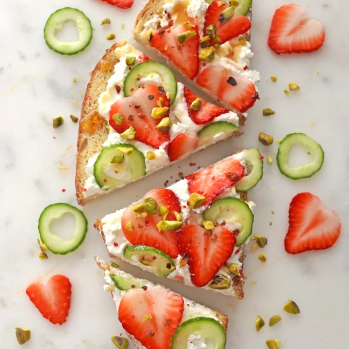 Ricotta Toast with Strawberries