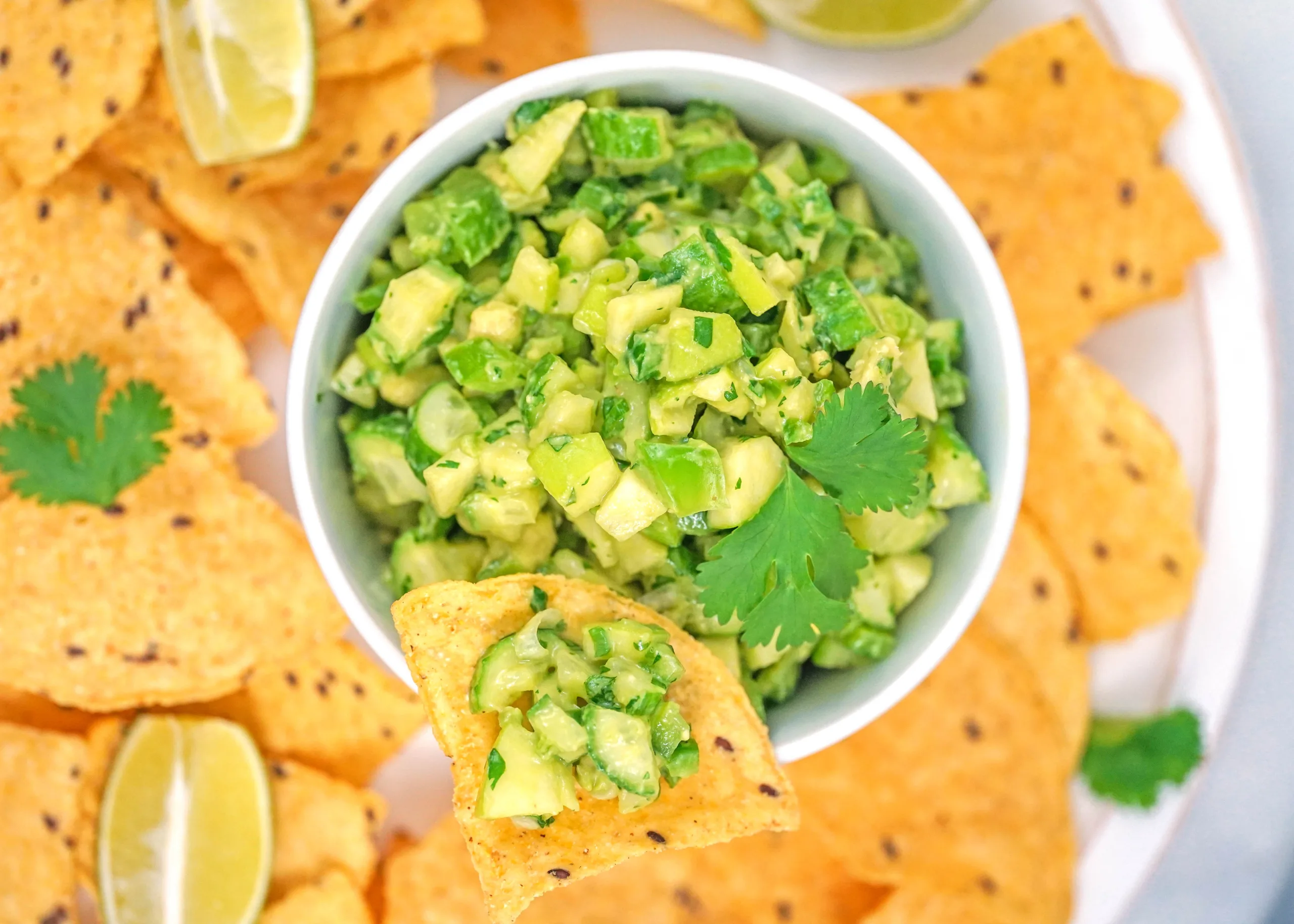 fresh green apple salsa