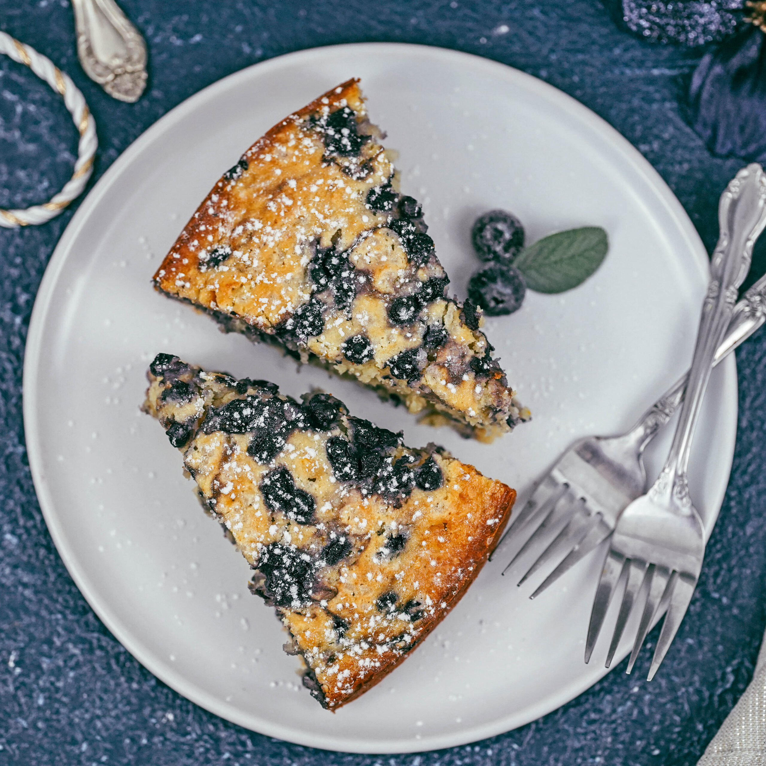 blueberry ricotta cake