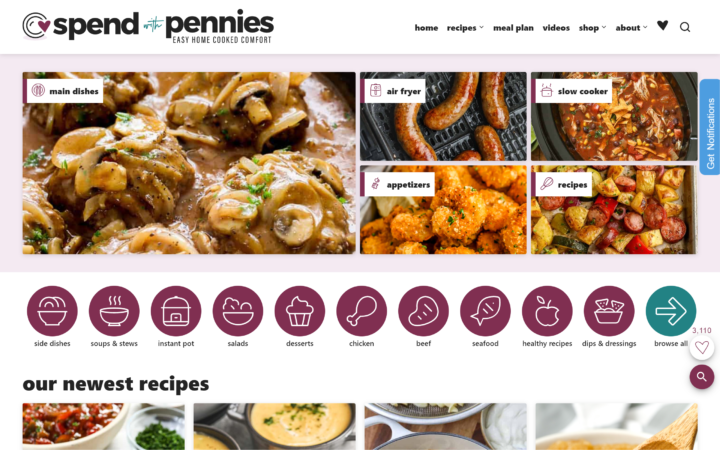 spend with pennies food blog