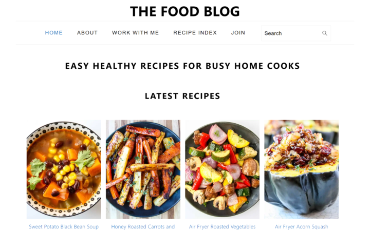 the food blog