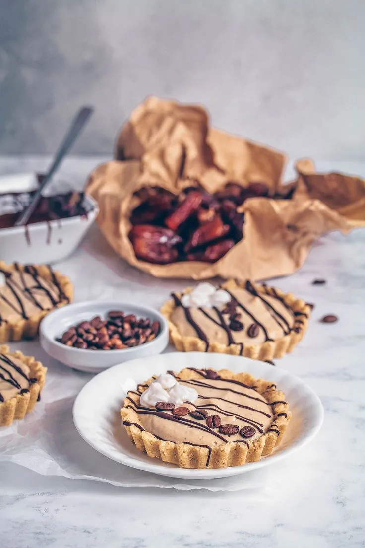 coffee vanilla tarts