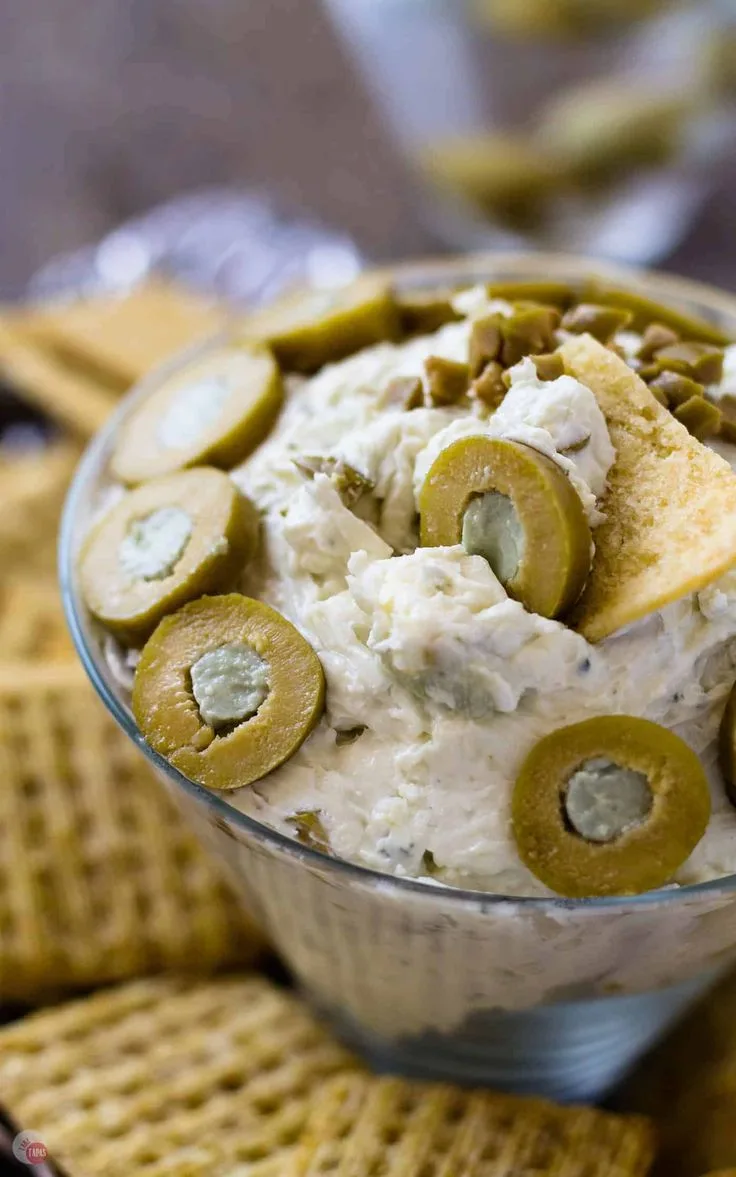 dirty martini cheese ball dip