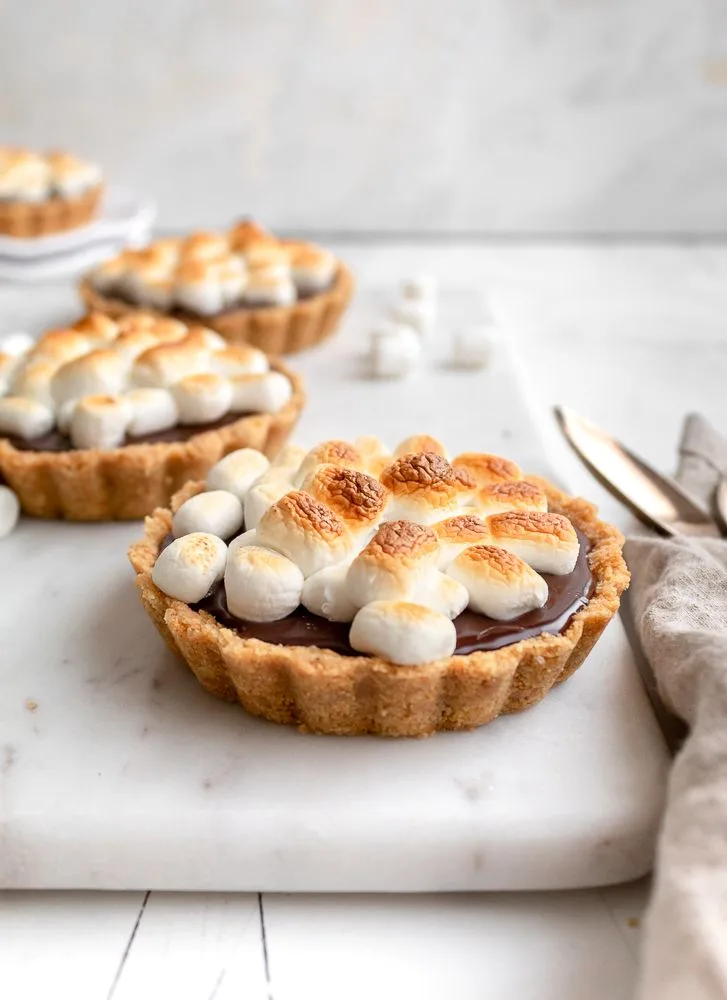 mini s'mores tartlets