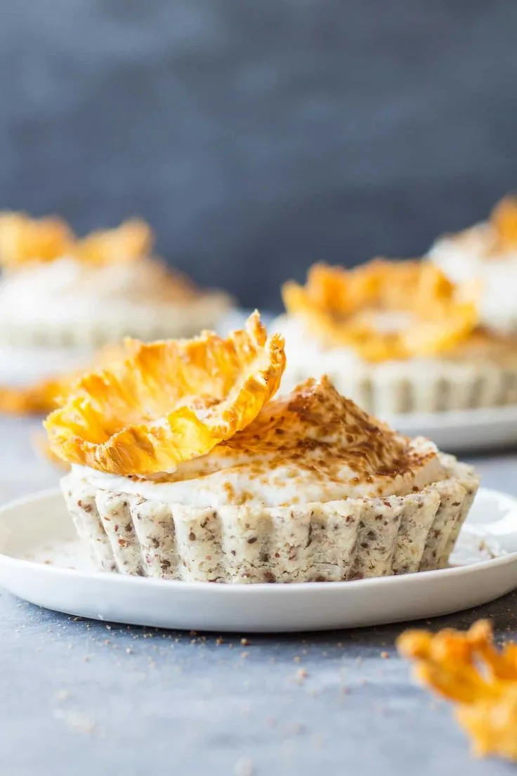 pineapple coconut tartlets