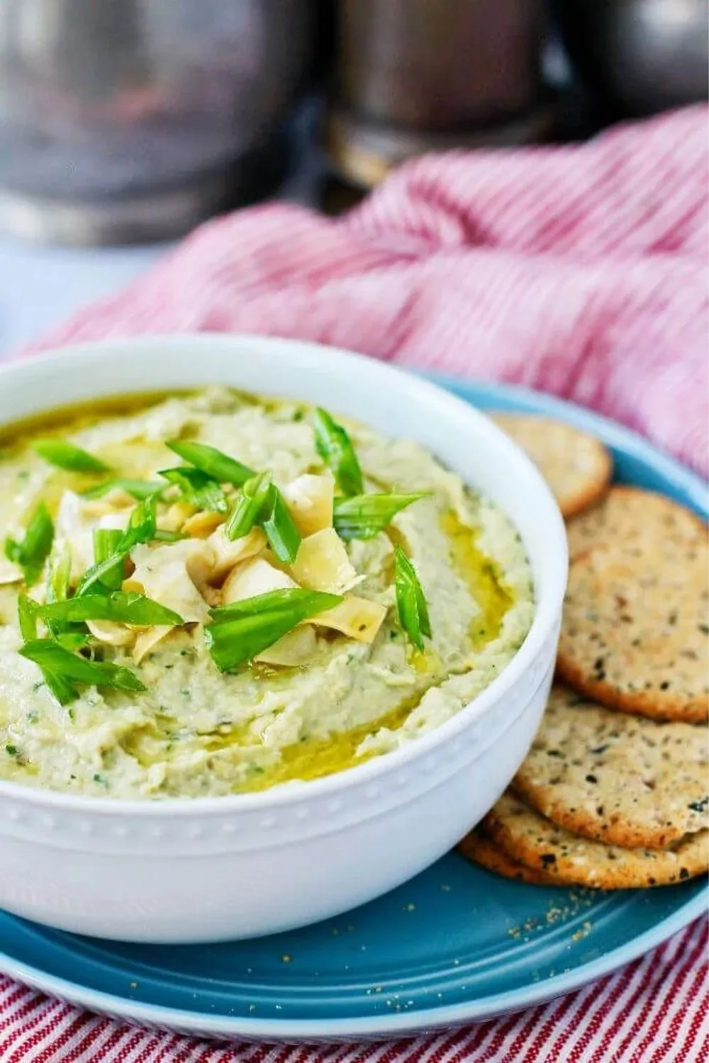 white bean and artichoke dip