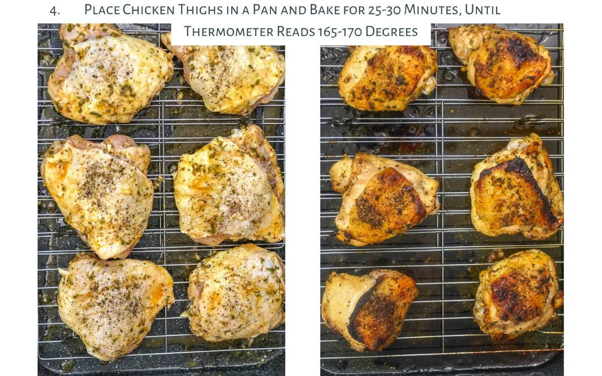 oven baked lemon pepper chicken thighs