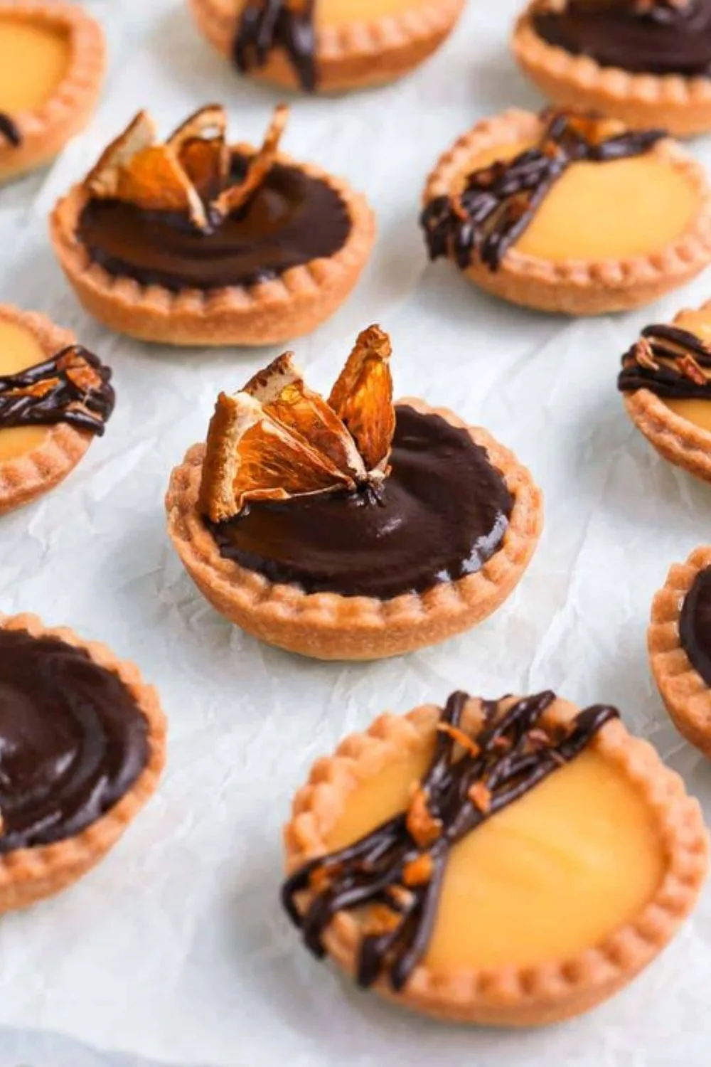 chocolate orange tartlets