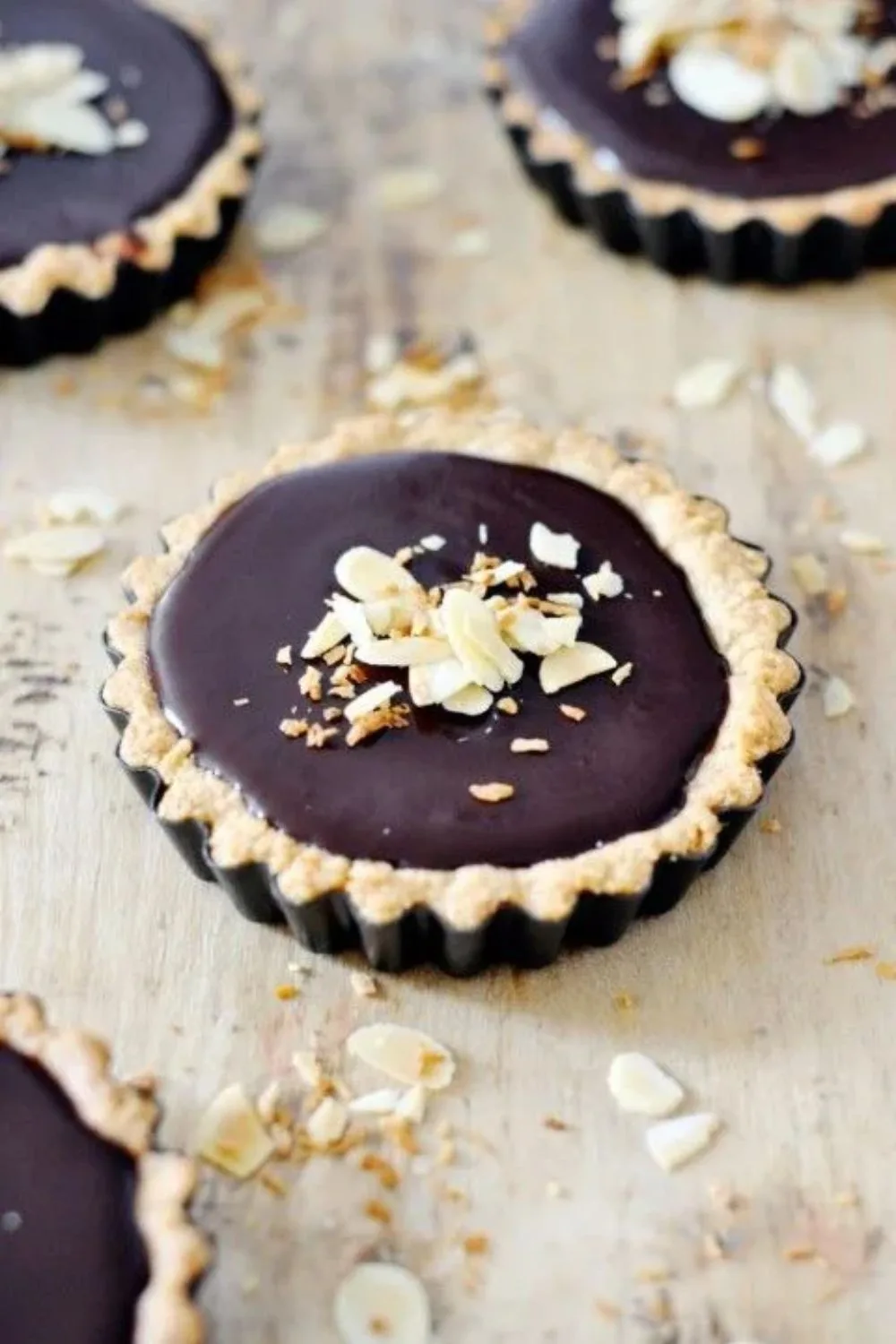 coconut chocolate tartlets