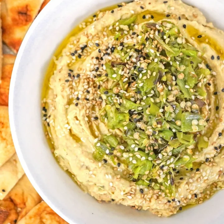 Blistered Shishito Pepper Hummus