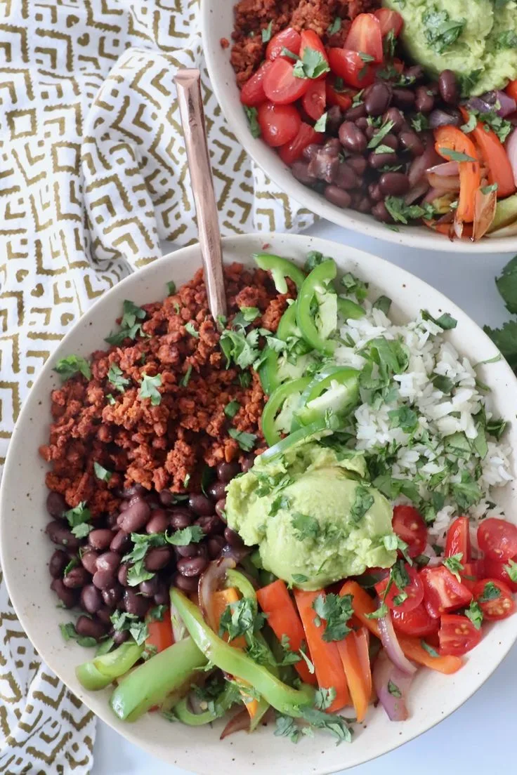 vegan burrito bowl