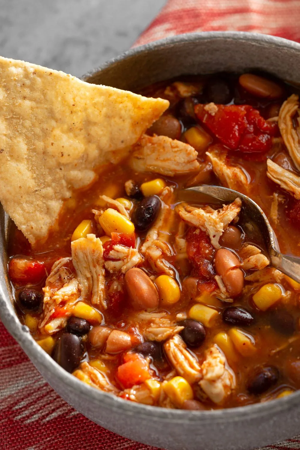 rotisserie chicken tortilla soup