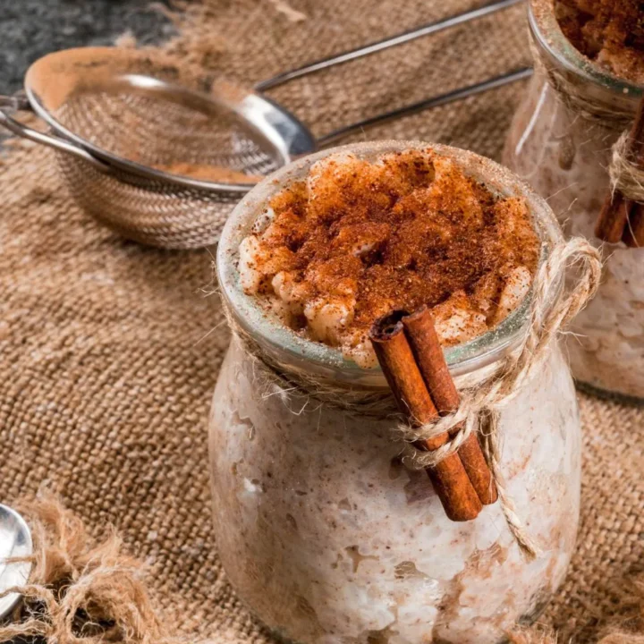 spiced bourbon rice pudding