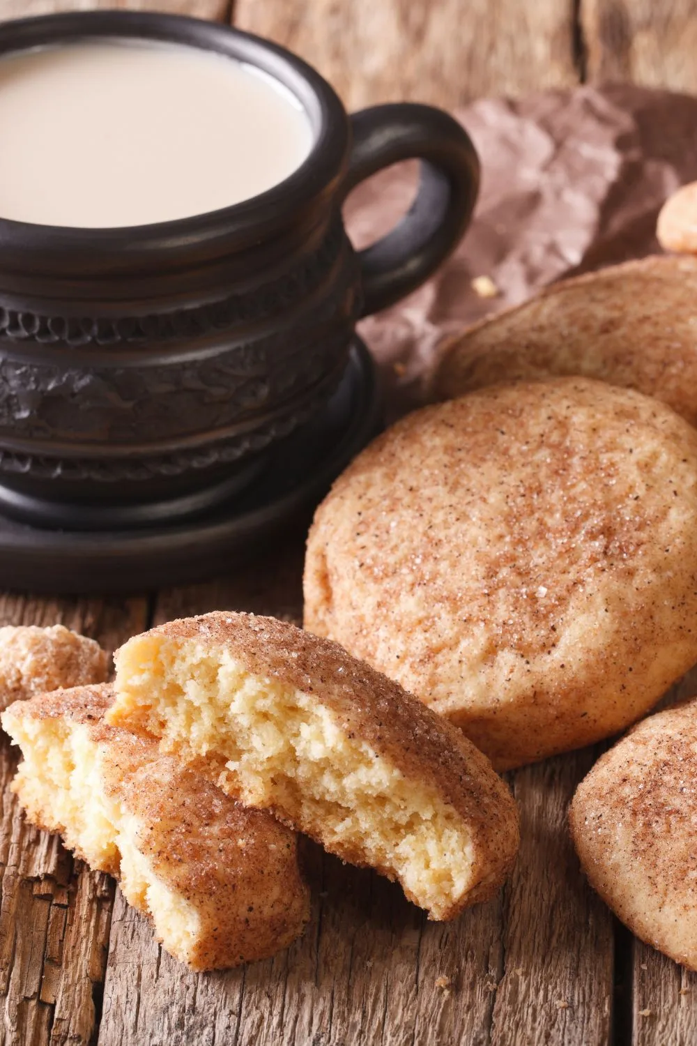 thick and chewy recipe for snickerdoodle cookies