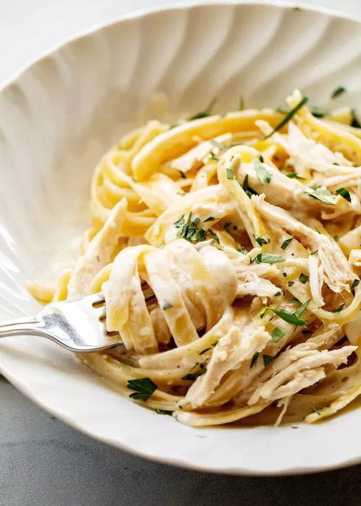 Rotisserie Chicken Alfredo