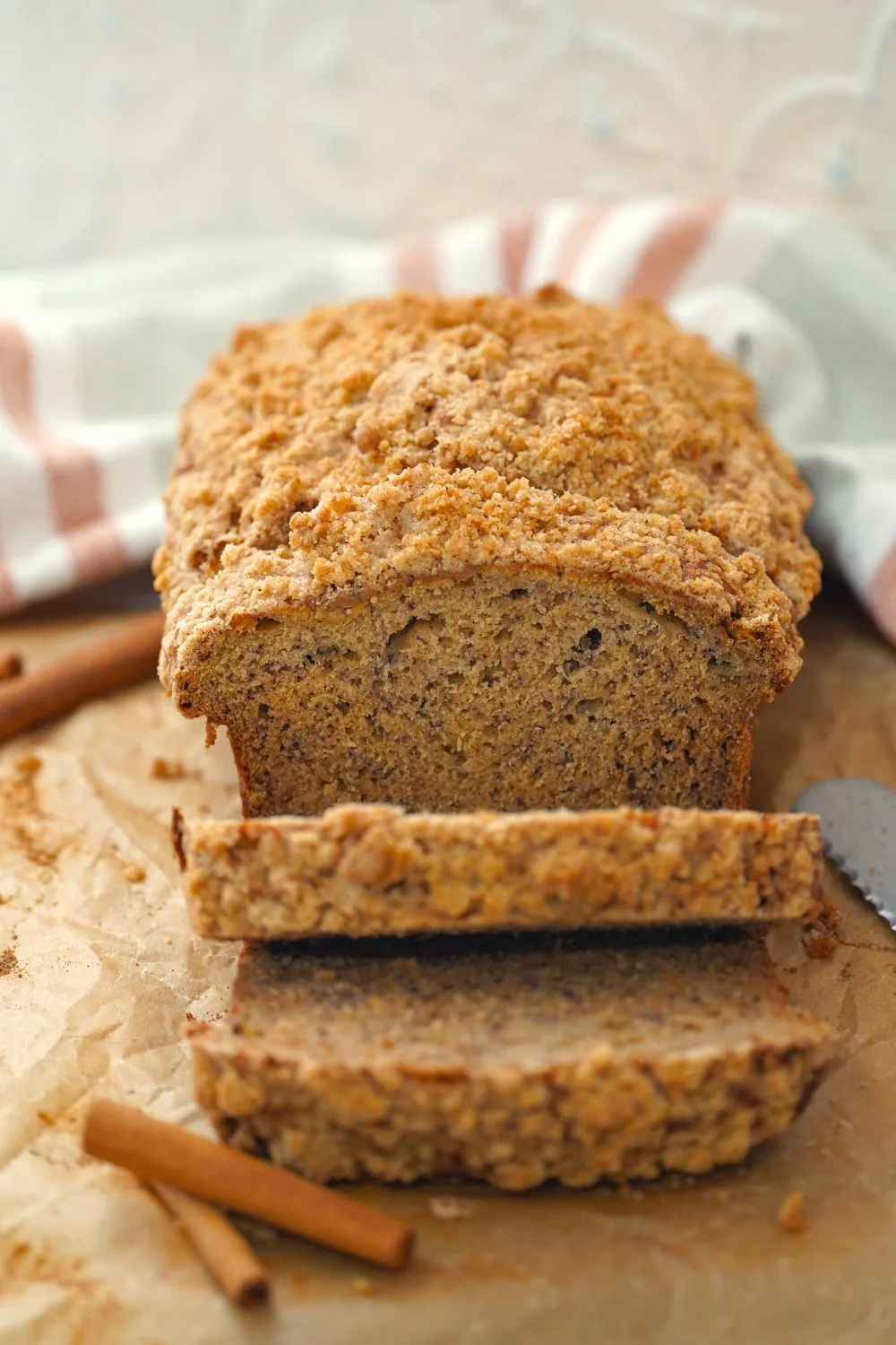 Banana Bread with Crumble Topping